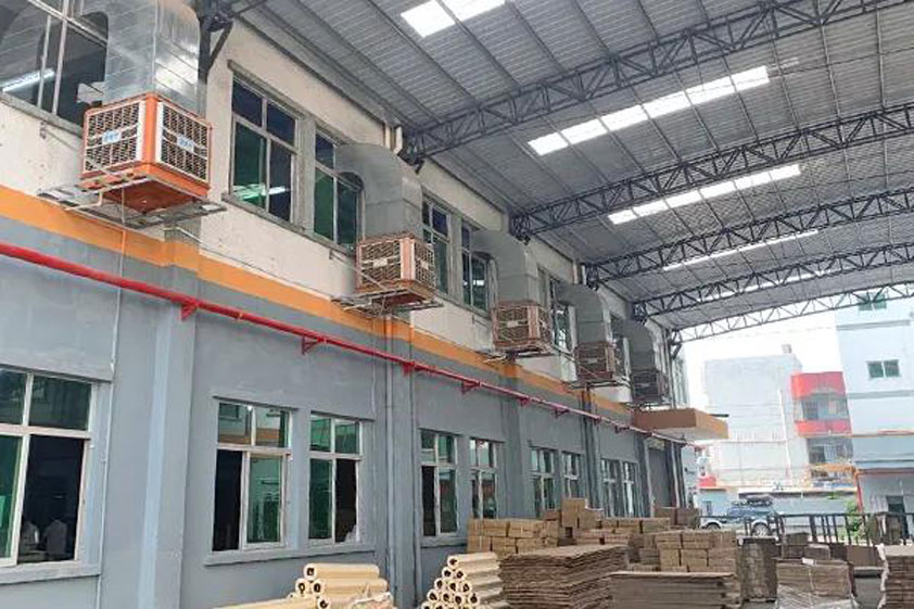 開放式廠房降溫方案  環(huán)?？照{是不錯的選擇